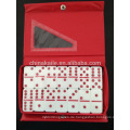 Diamant-Domino-Set mit PVC-Gehäuse